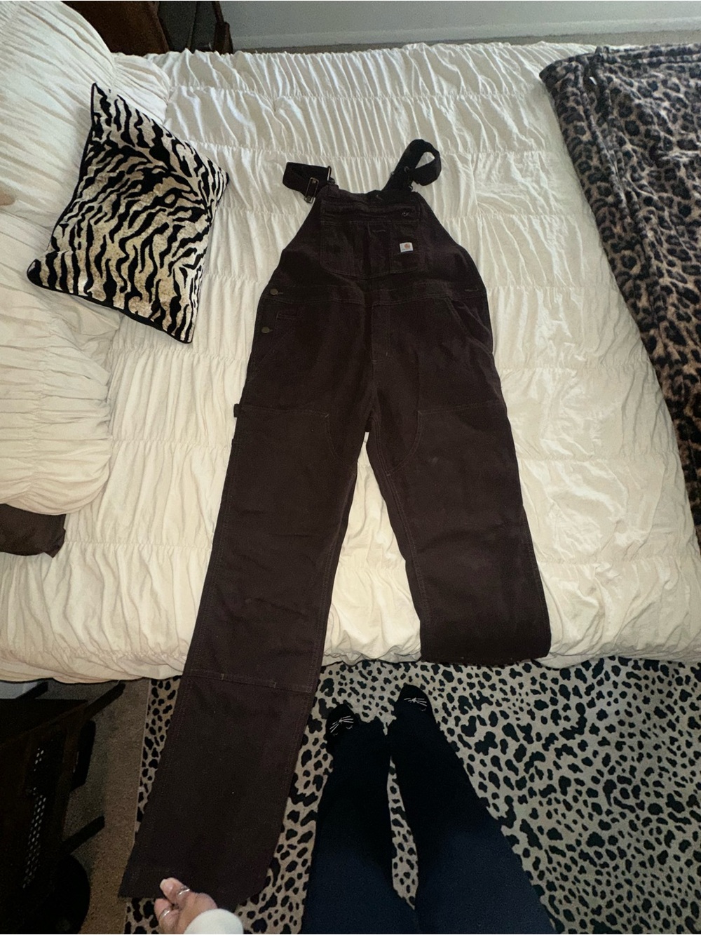 Carhartt Women's Brown Workwear Overalls